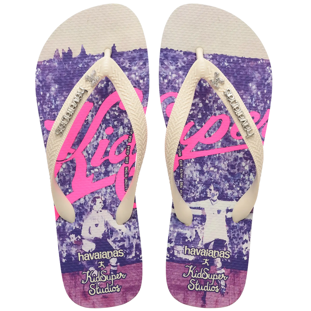 Top KidSuper Soccer Flip Flops