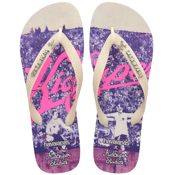 Top KidSuper Soccer Flip Flops