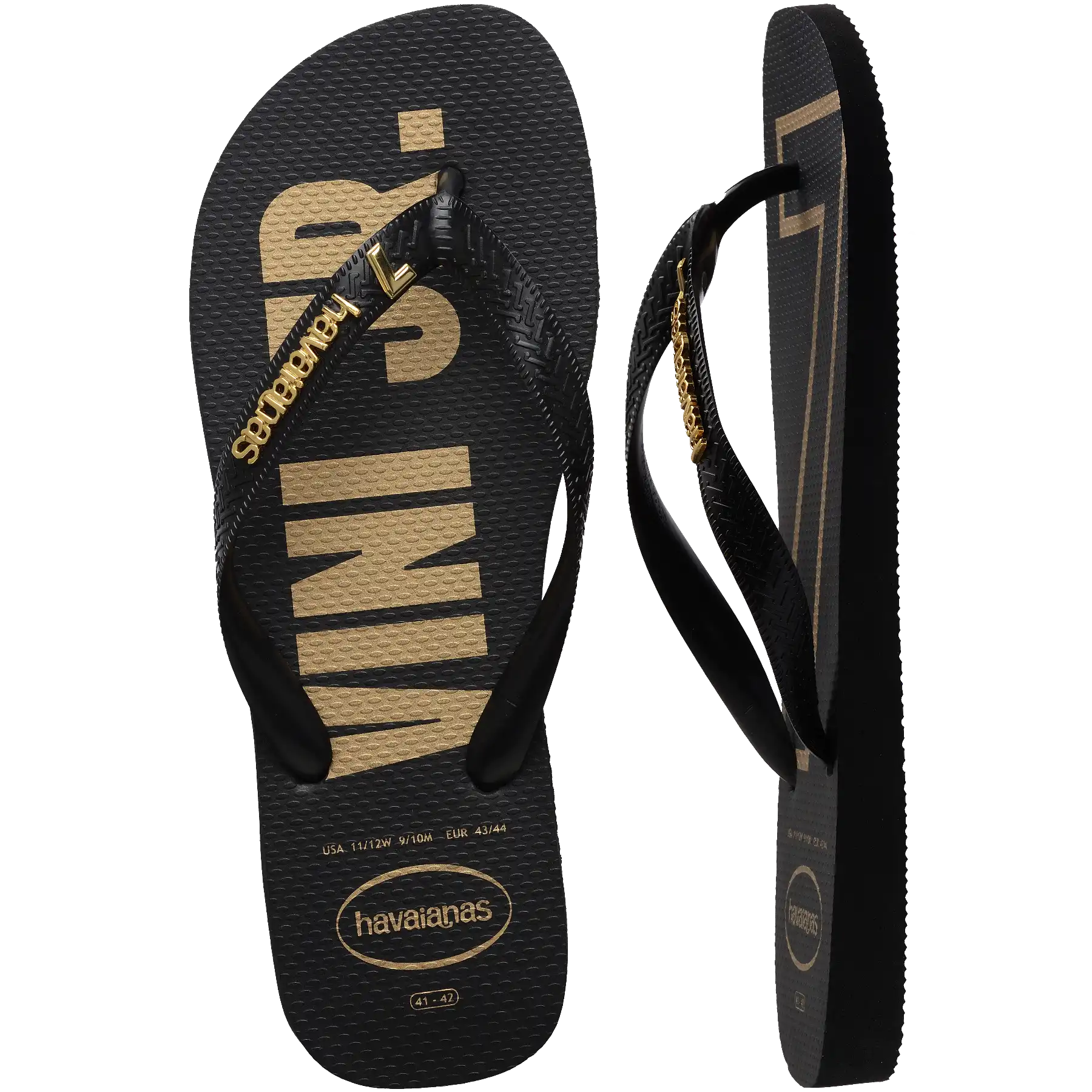 Vini Jr. Golden Top Flip Flops Secondary image