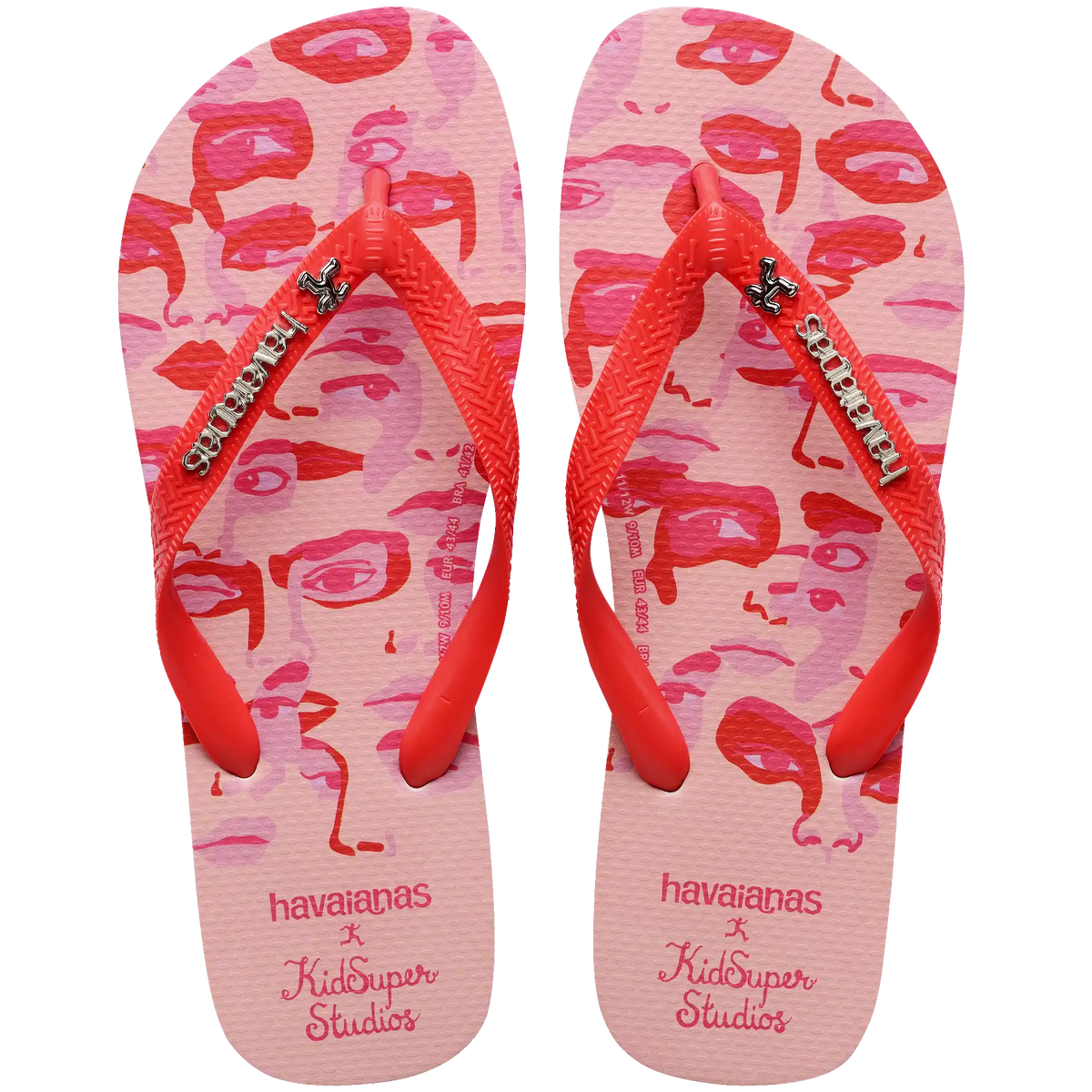 Top KidSuper Camo Flip Flops Main image