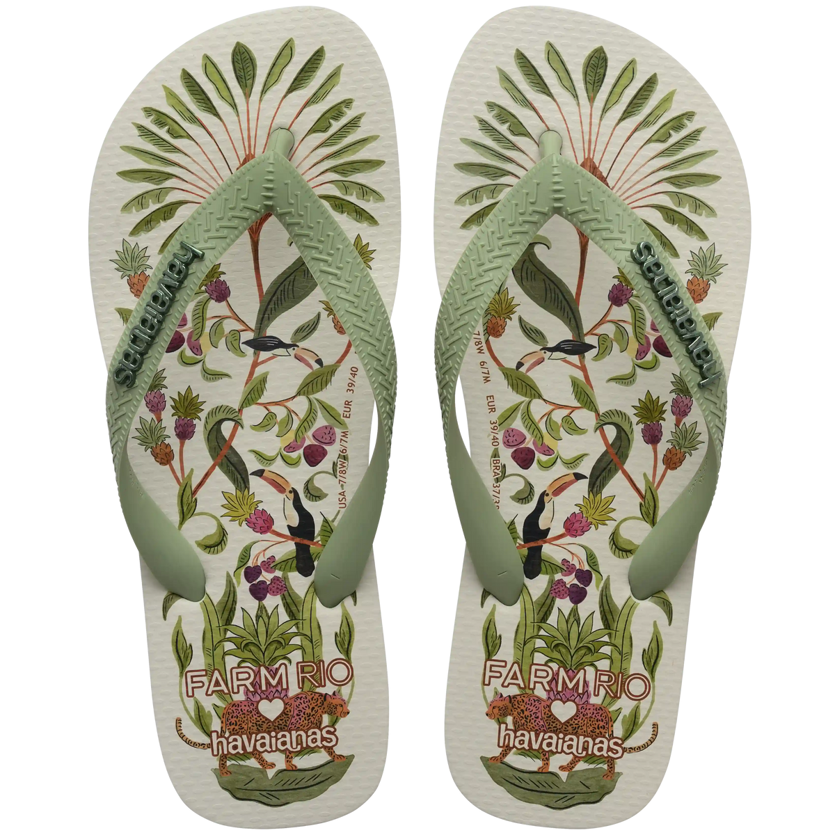 Women's FARM Rio Sweet Forest Flip Flops Main image