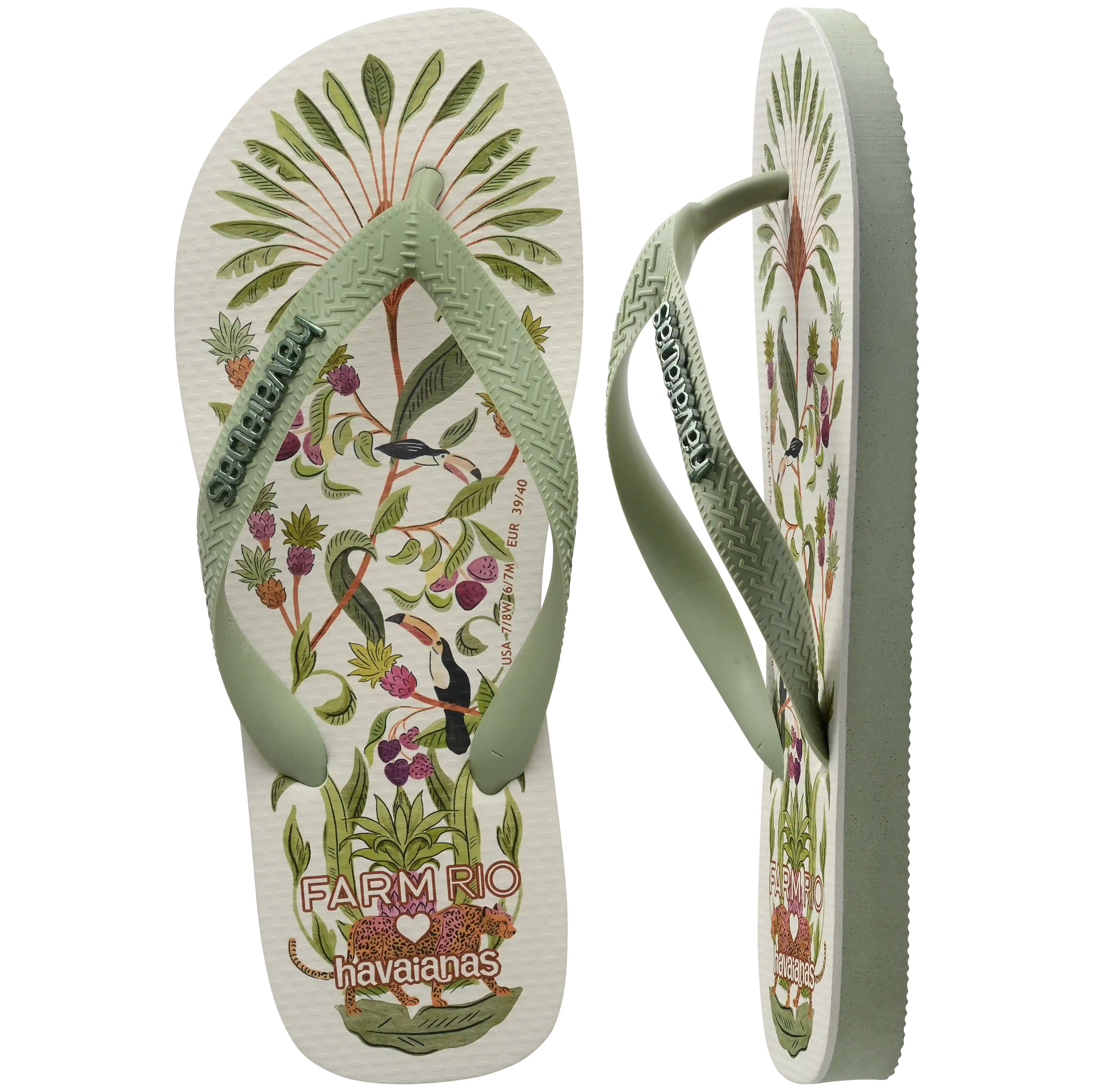 Women's FARM Rio Sweet Forest Flip Flops Secondary image